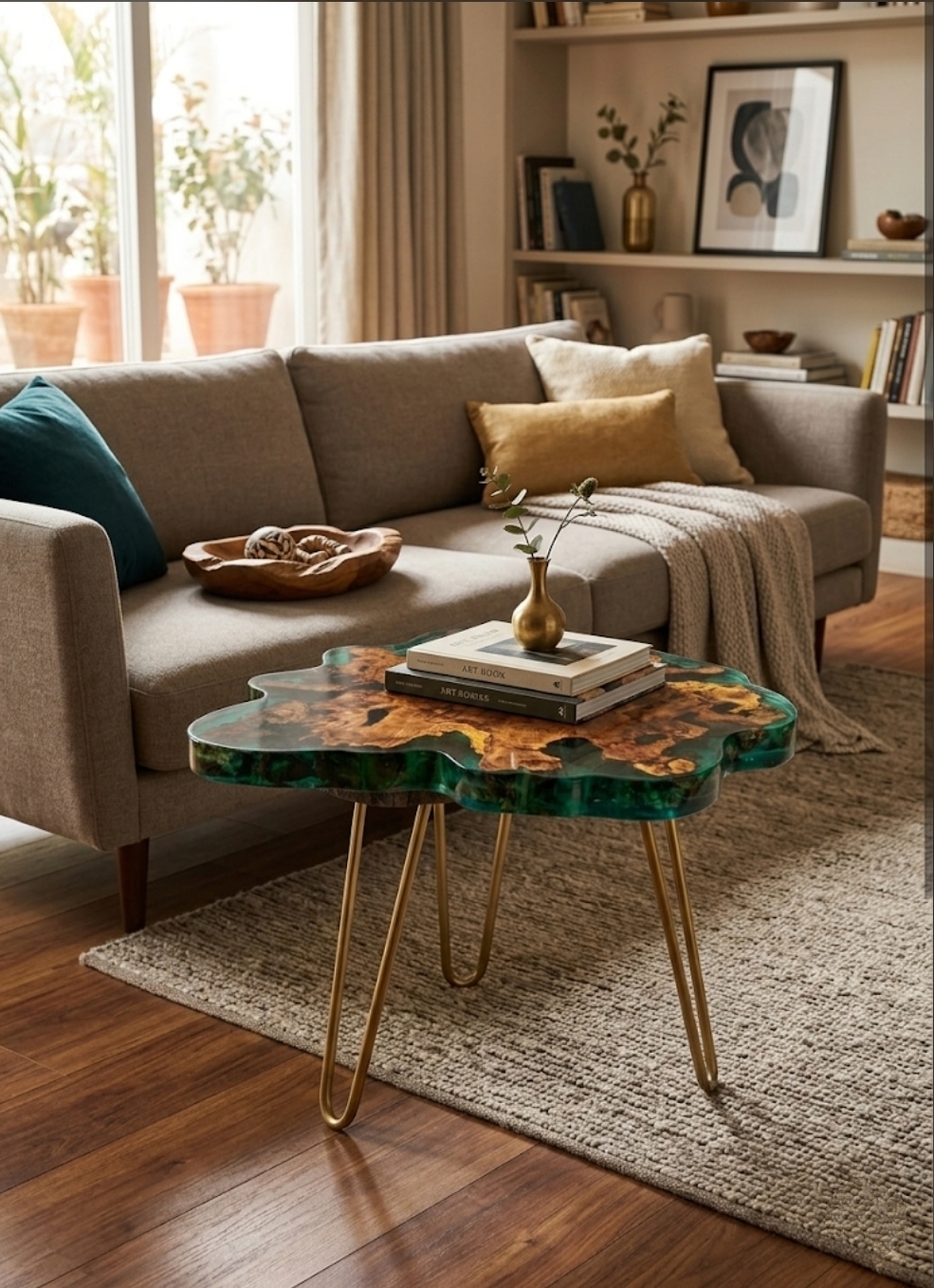 ocean wave epoxy coffee table ocean wave epoxy coffee table