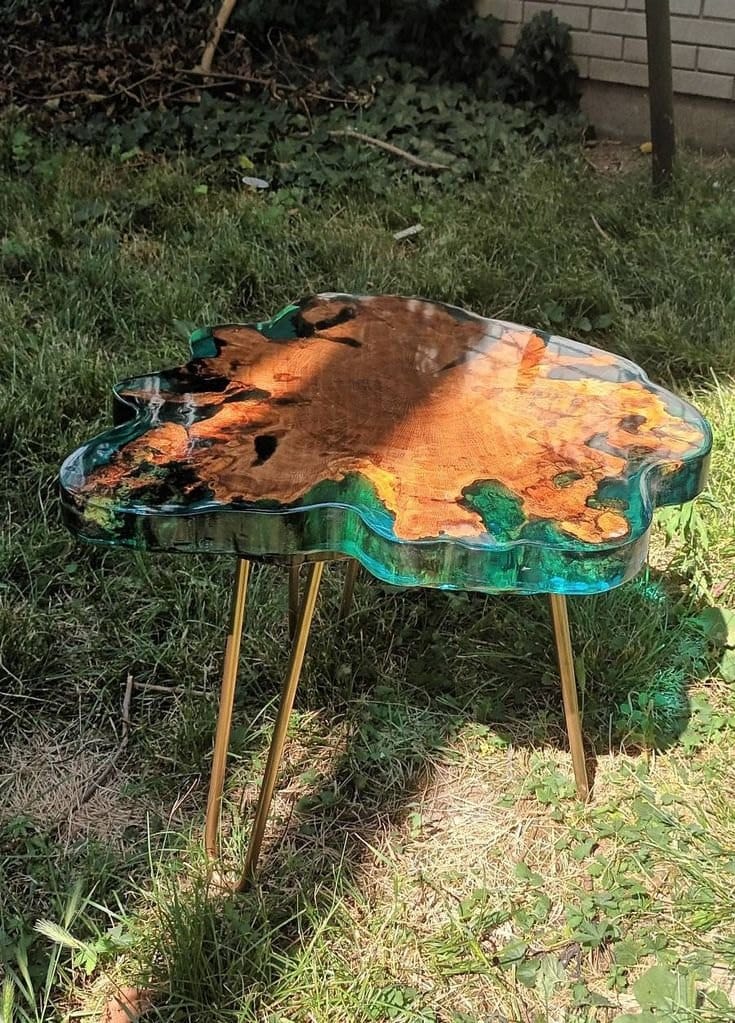 ocean wave epoxy coffee table ocean wave epoxy coffee table