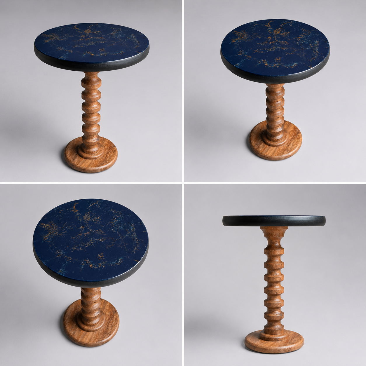blue resin art coffee table | side & end table for modern interiors blue resin art coffee table | side & end table for modern interiors