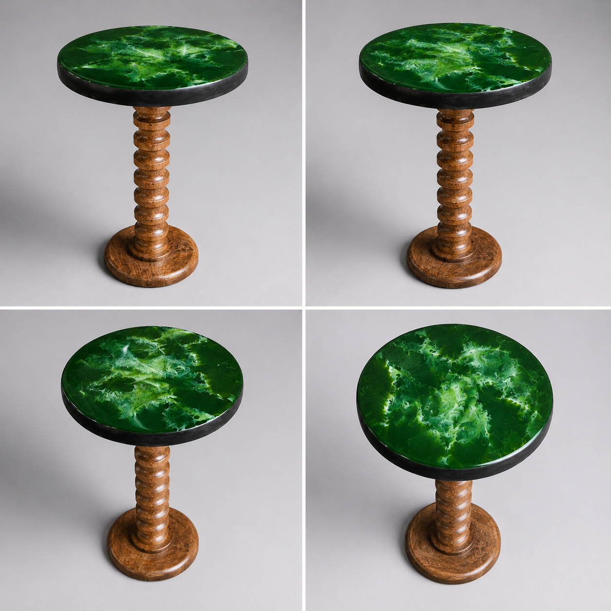 green stone top resin coffee table | side & end table for modern interiors green stone top resin coffee table | side & end table for modern interiors