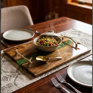 green resin river wood & epoxy serving tray