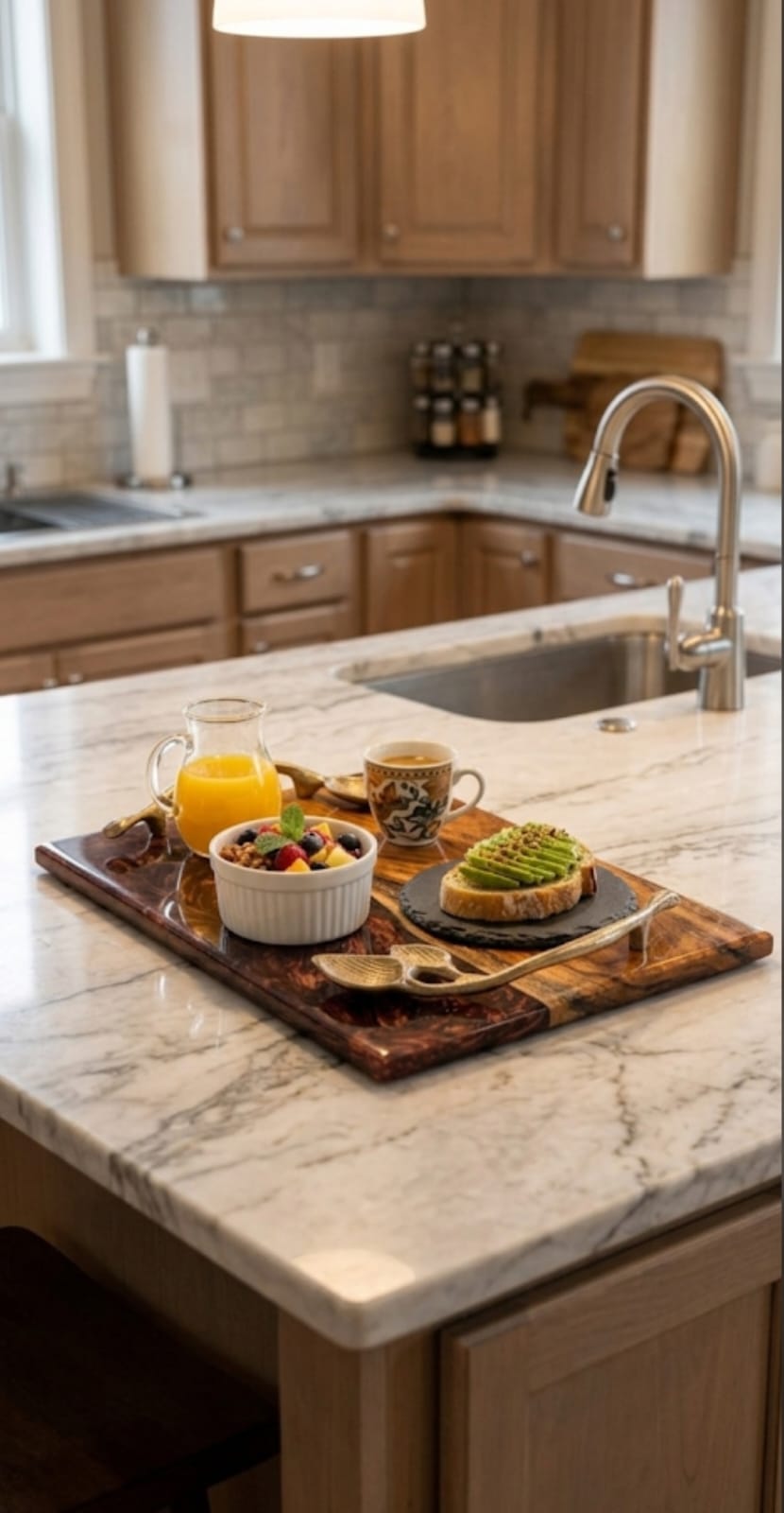 red resin wood & epoxy serving tray red resin wood & epoxy serving tray