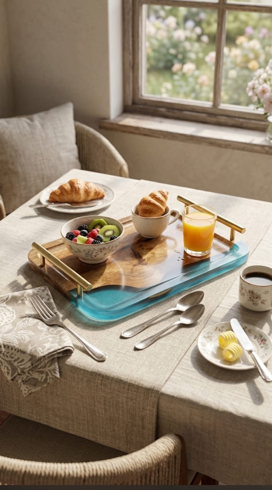 aqua blue epoxy resin & wood elegant resin design serving tray aqua blue epoxy resin & wood elegant resin design serving tray