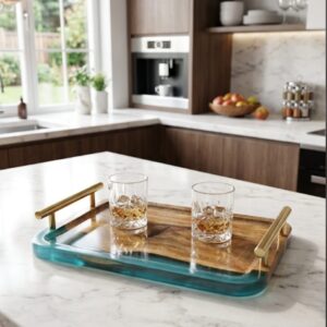 Home red resin wood & epoxy serving tray (copy)
