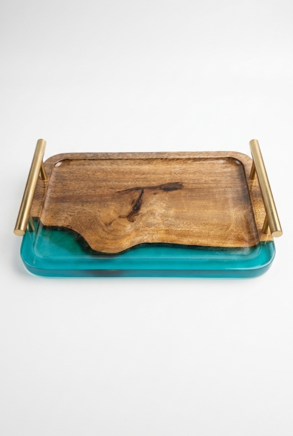 aqua blue epoxy resin & wood elegant resin design serving tray aqua blue epoxy resin & wood elegant resin design serving tray