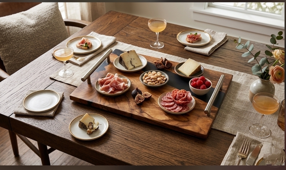 black resin wood & epoxy serving tray black resin wood & epoxy serving tray