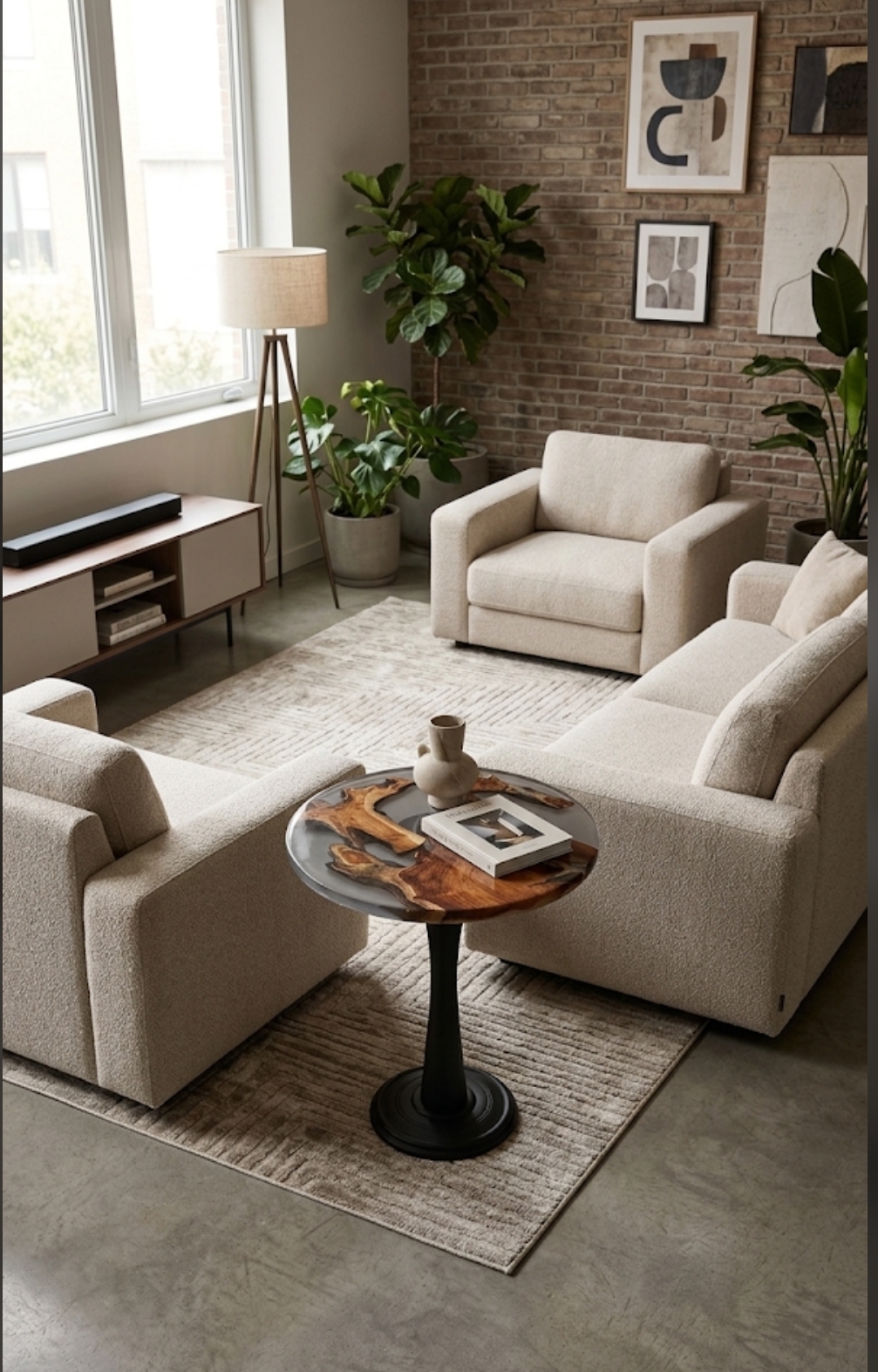 clear epoxy round table, coffee table, living room table clear epoxy round table, coffee table, living room table