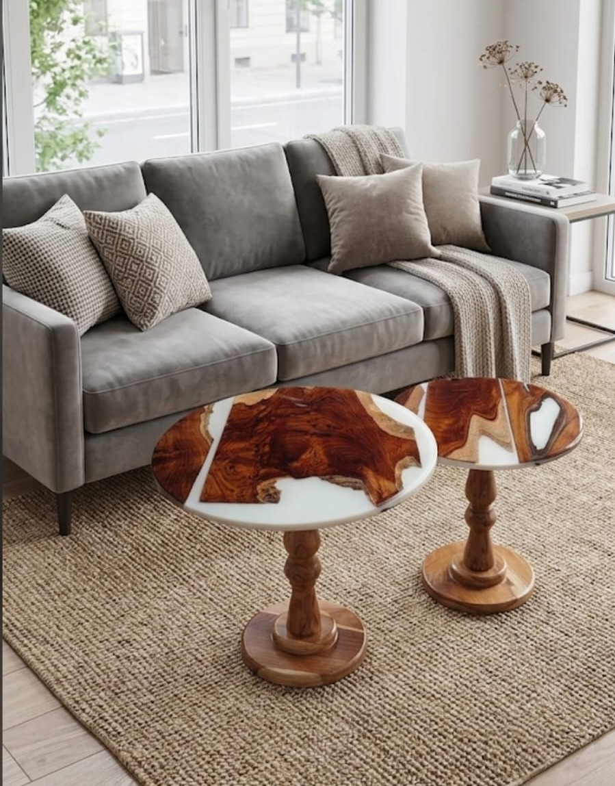 epoxy nesting table epoxy nesting table
