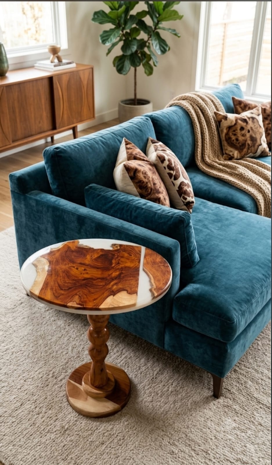 epoxy coffee table/ side table/ end table epoxy coffee table/ side table/ end table