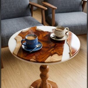 epoxy coffee table/ side table/ end table