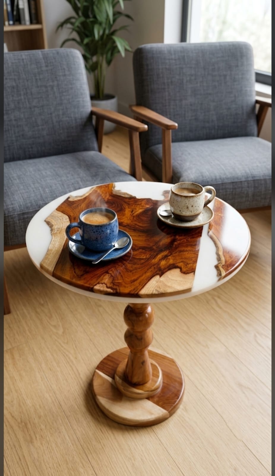 epoxy coffee table/ side table/ end table epoxy coffee table/ side table/ end table