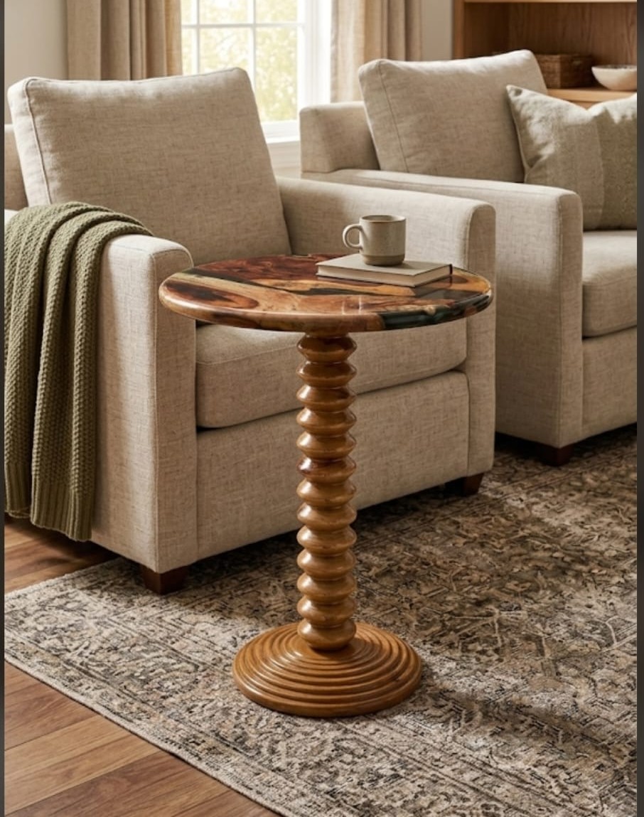 white epoxy coffee table | side & end table for modern interiors white epoxy coffee table | side & end table for modern interiors